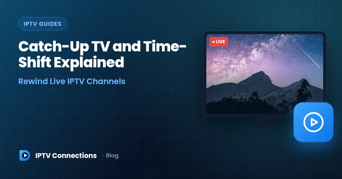 Catch-Up TV and Time-Shift Explained Rewind Live IPTV Channels – IPTV Connections blog