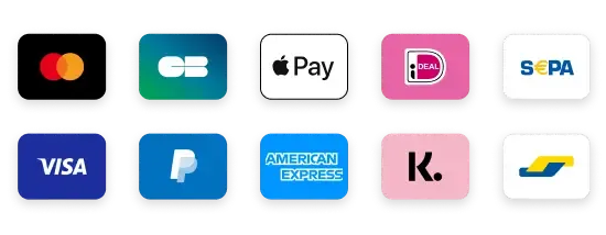 Accepted payment methods