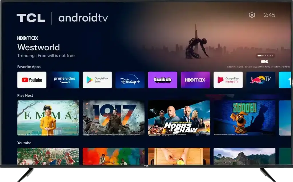 OrigineTV on an Android TV